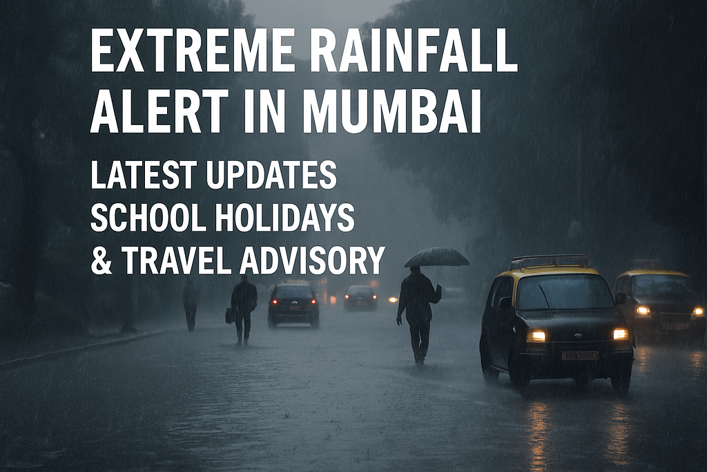 Extreme Rainfall Alert in Mumbai