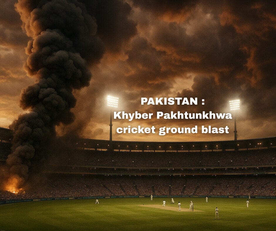 Khyber Pakhtunkhwa Cricket Ground Blast