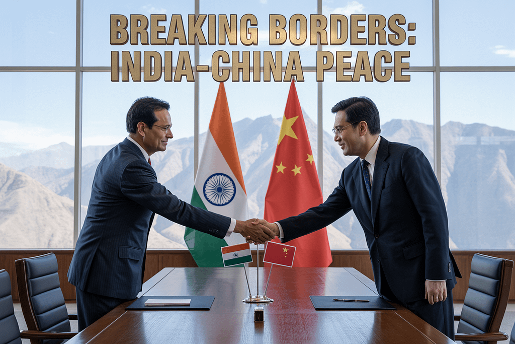 Breaking Borders: How India and China Are Finally Resolving Their Dispute