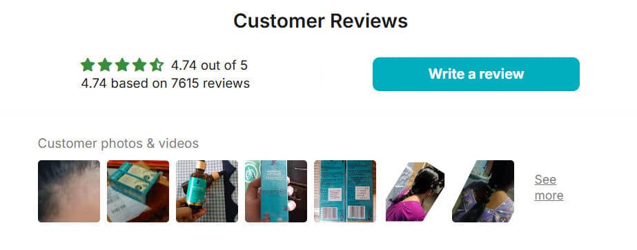 Pilgrim hair growth serum review